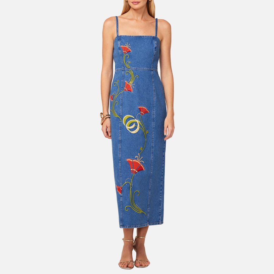 Kitri Ursula Denim Midi Dress - UK 6