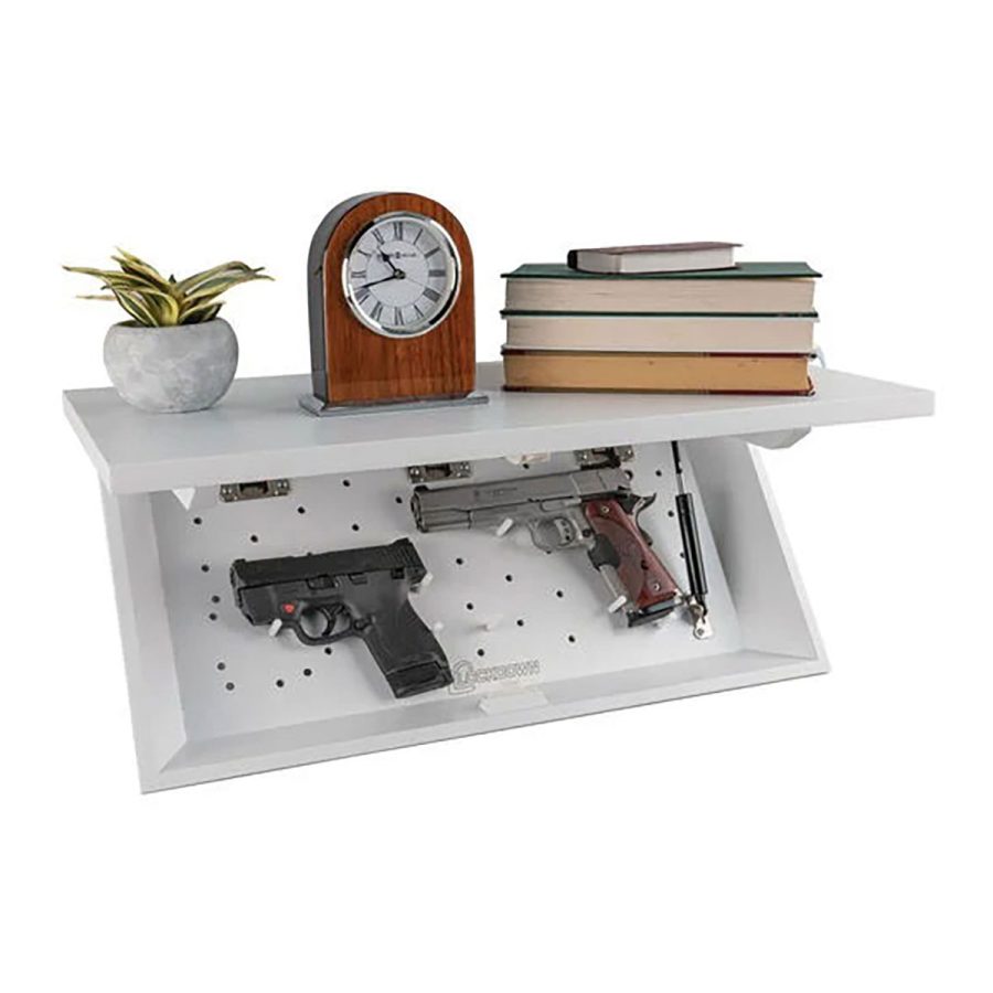 LOCKDOWN 1117247 In-Plain-Sight Shelf - White