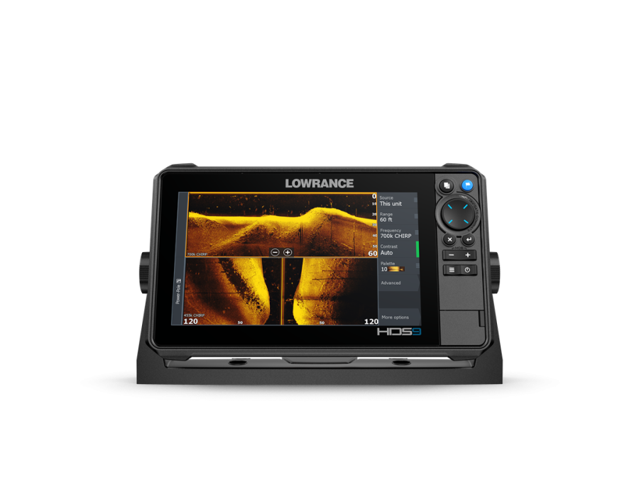 LOWRANCE 000-15981001 HDS PRO 9 Inch Fish Finder with ActiveImaging HD 3-in-1 Transducer with Smartphone Integration