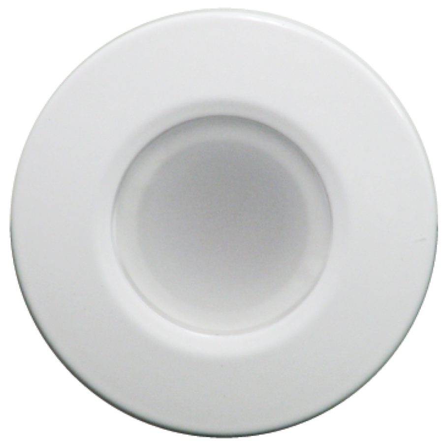 LUMITEC 112523 ORBIT - FLUSH MOUNT DOWN LIGHT - WHITE FINISH - WHITE NON DIMMING