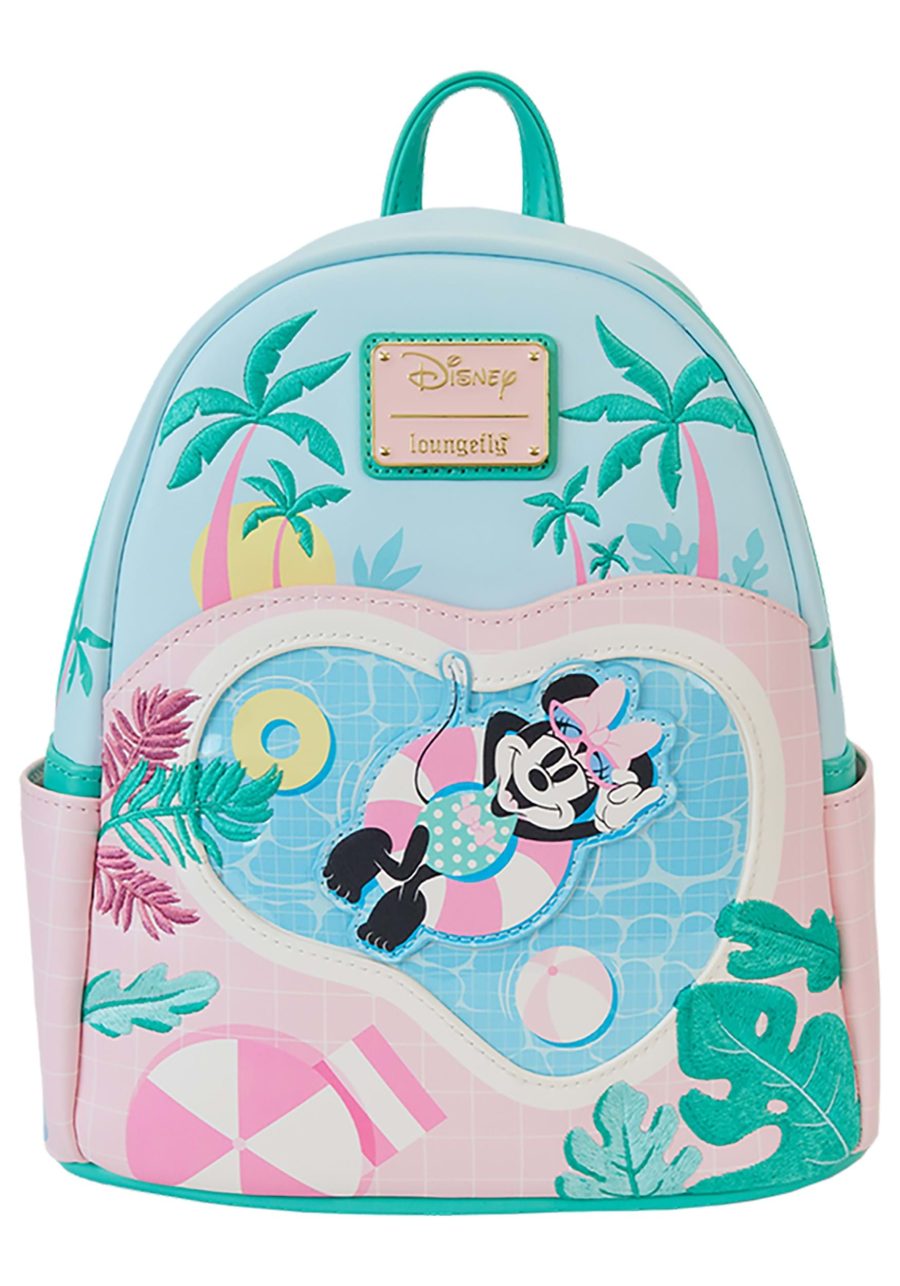 Loungefly Disney Minnie Vacation Poolside Mini Backpack
