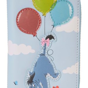 Loungefly Winnie the Pooh Floating Balloons Zip Wallet