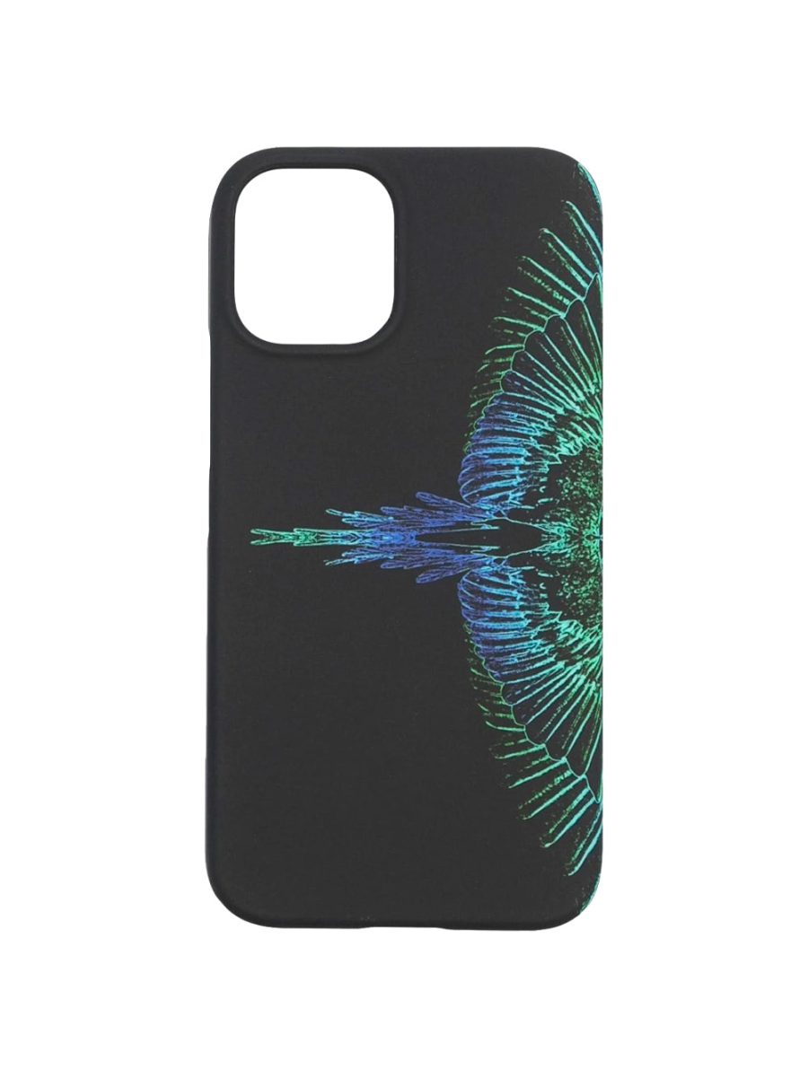 MARCELO BURLON Neon Blue Wings iPhone 12 Case