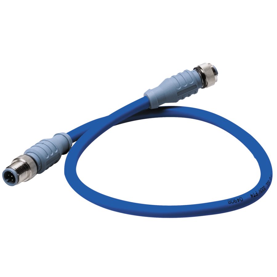 MARETRON DM-DB1-DF-01.0 MID DOUBLE-ENDED CORDSET - 1 METER - BLUE