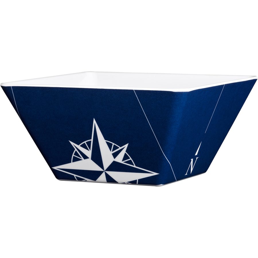 MARINE BUSINESS 15022C MELAMINE SQUARE BOWL - NORTHWIND - SET OF 6