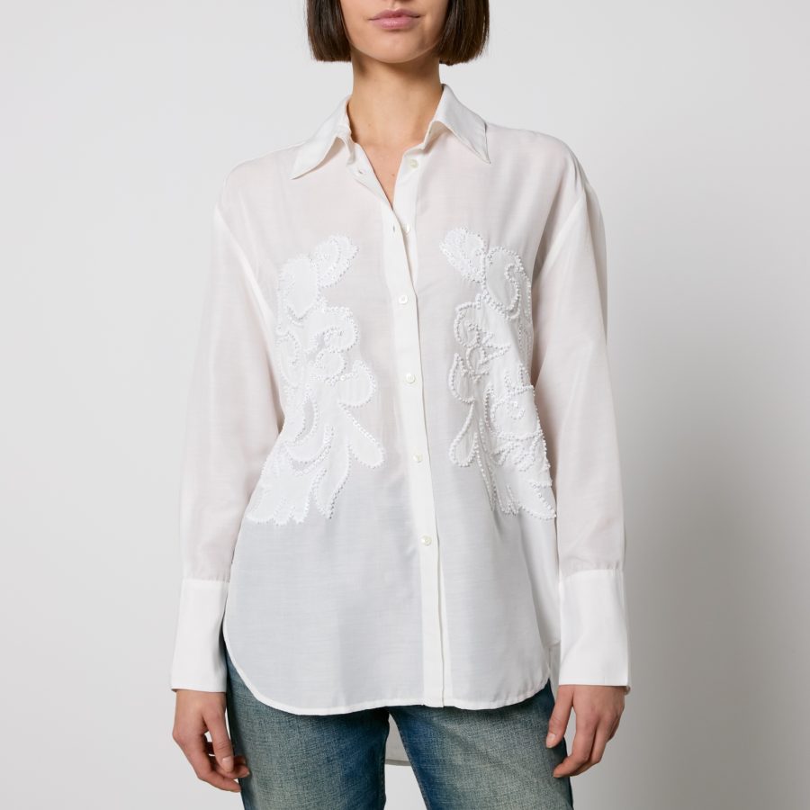 MAX&Co. Ottawa Embroidery Gauze Shirt - UK 12