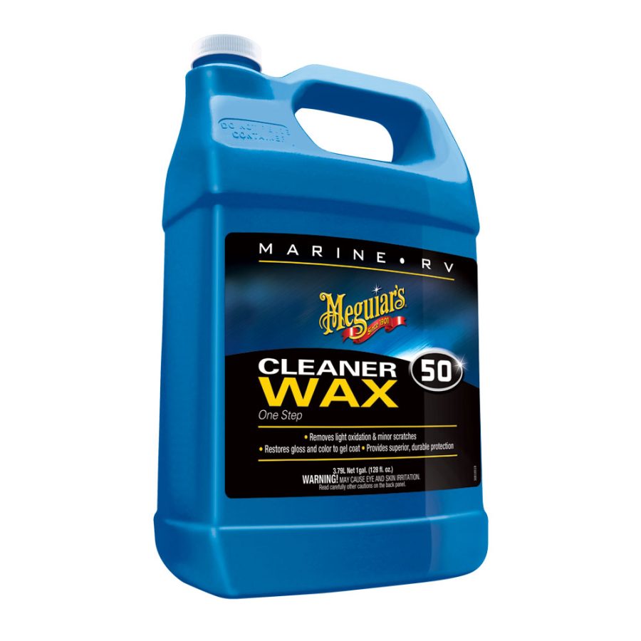 MEGUIARS M5001 BOAT/RV CLEANER WAX - LIQUID 1 GALLON