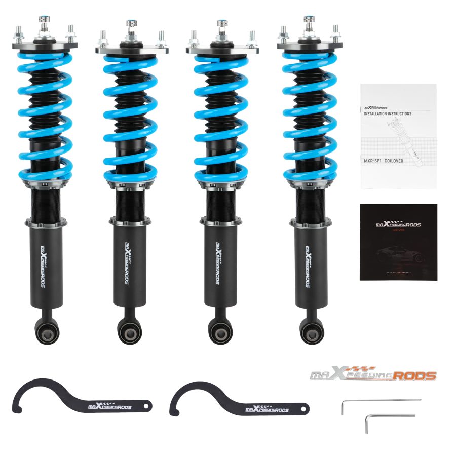 MaXpeedingrods COT6 Coilover 24-Way Damping Kit compatible for Lexus GS300 GS400 GS430 lowering kit