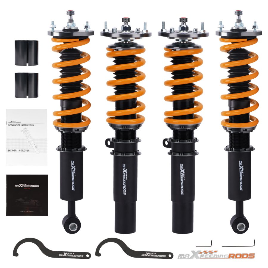 MaXpeedingrods STREET COILOVER SUSPENSION compatible for BMW 5-SERIES E39 RWD 95-03 lowering kit