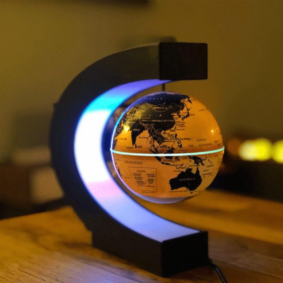 Magnetic Floating Globe With LED Light