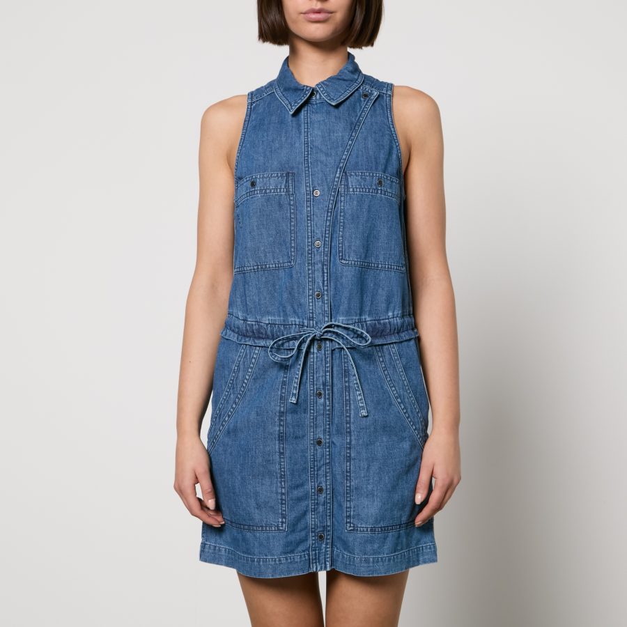 Marant Etoile Ines Denim Dress - FR 36/UK 8