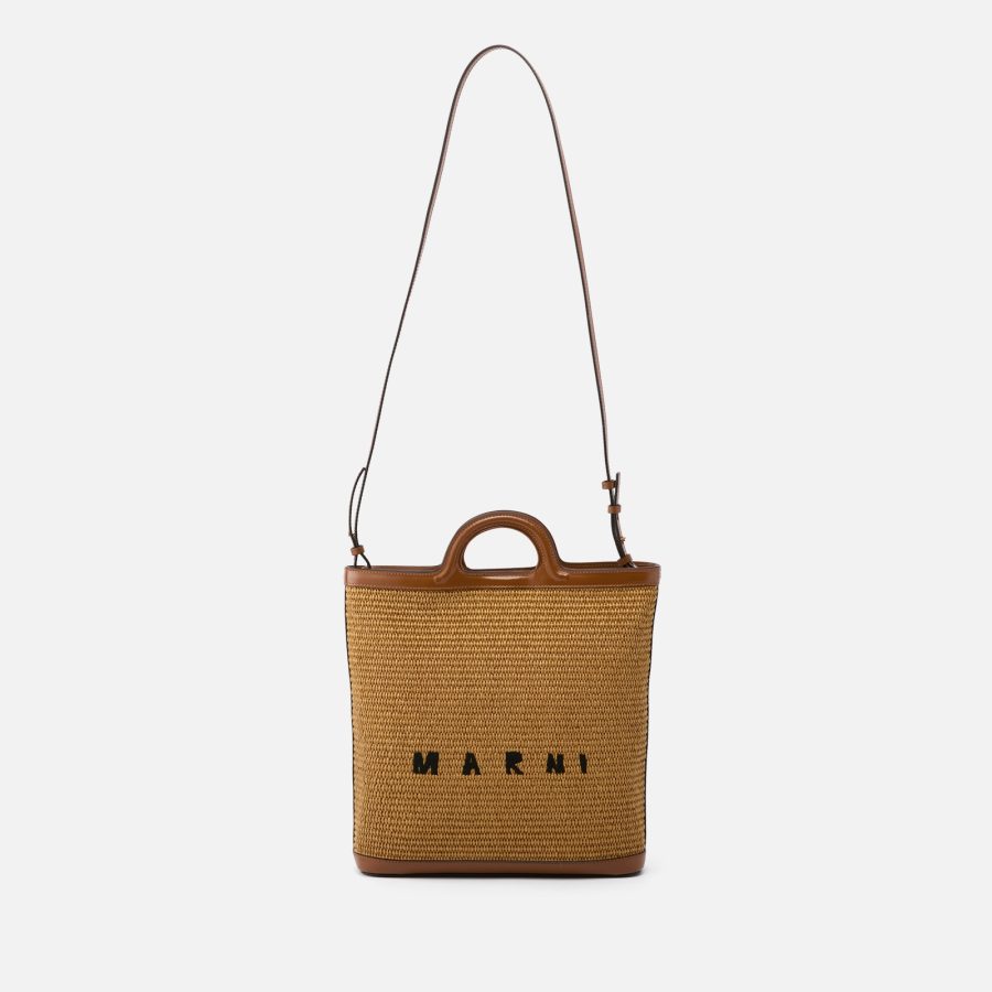 Marni Tropicalia Raffia Crossbody Bag