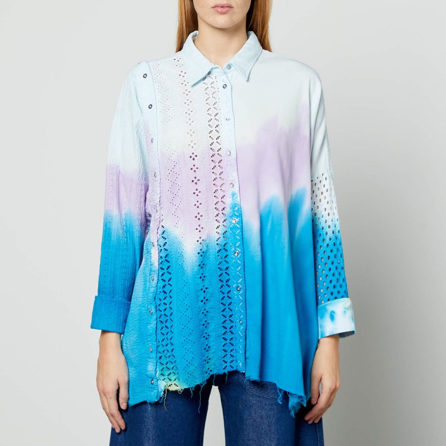 Marques Almeida Tie Dye Organic Cotton Shirt - UK 12