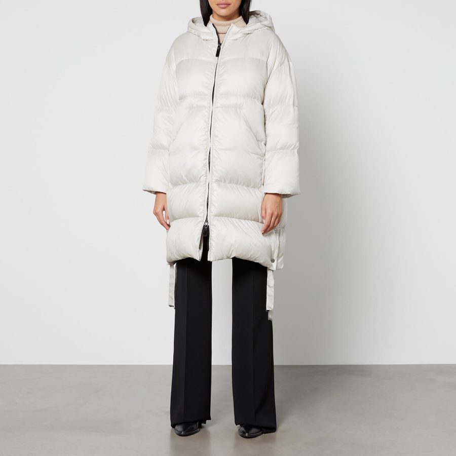 Max Mara The Cube Seife Shell Hooded Coat - UK 8