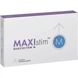 MaxiStim M 15 caps.support men sexual appetite (pack of 2 )