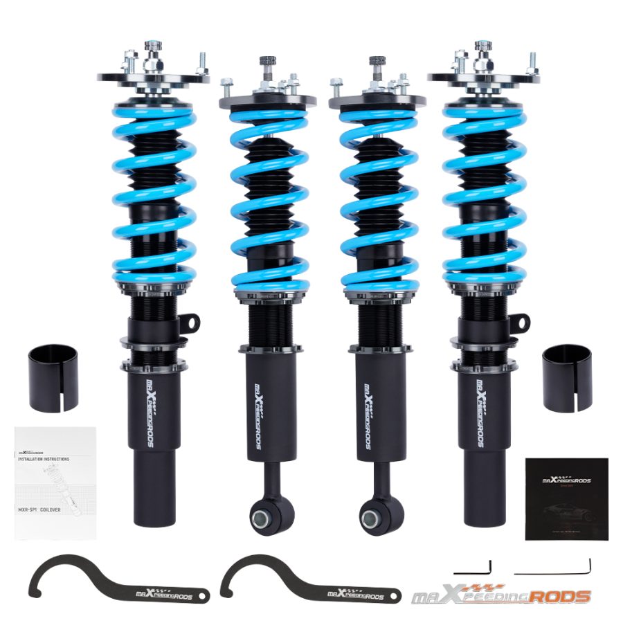 Maxpeedingrods 24 Ways Adj. Damper Coilovers Kit compatible for BMW 5 series E60 2004-2010 lowering kit
