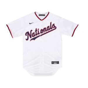 Men's Baseball Jacket Mlb Official Replica Home Jersey Wasnat White