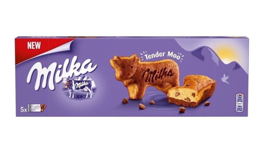 Milka Tender CHOCO MOO soft cakes with chocolate 140g/1 box -FREE SHIPPING