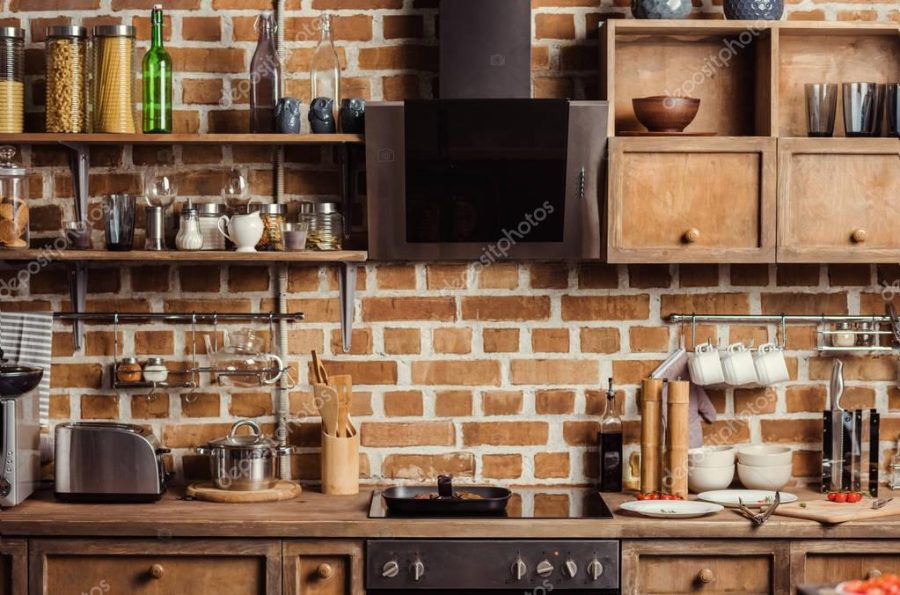 Modern kitchen interior