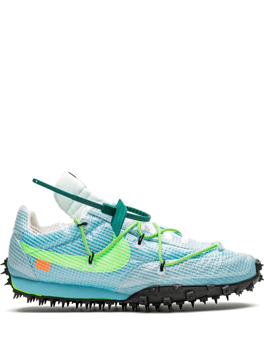 Nike X Off-White Waffle Racer SP "Vivid Sky" sneakers Green Black