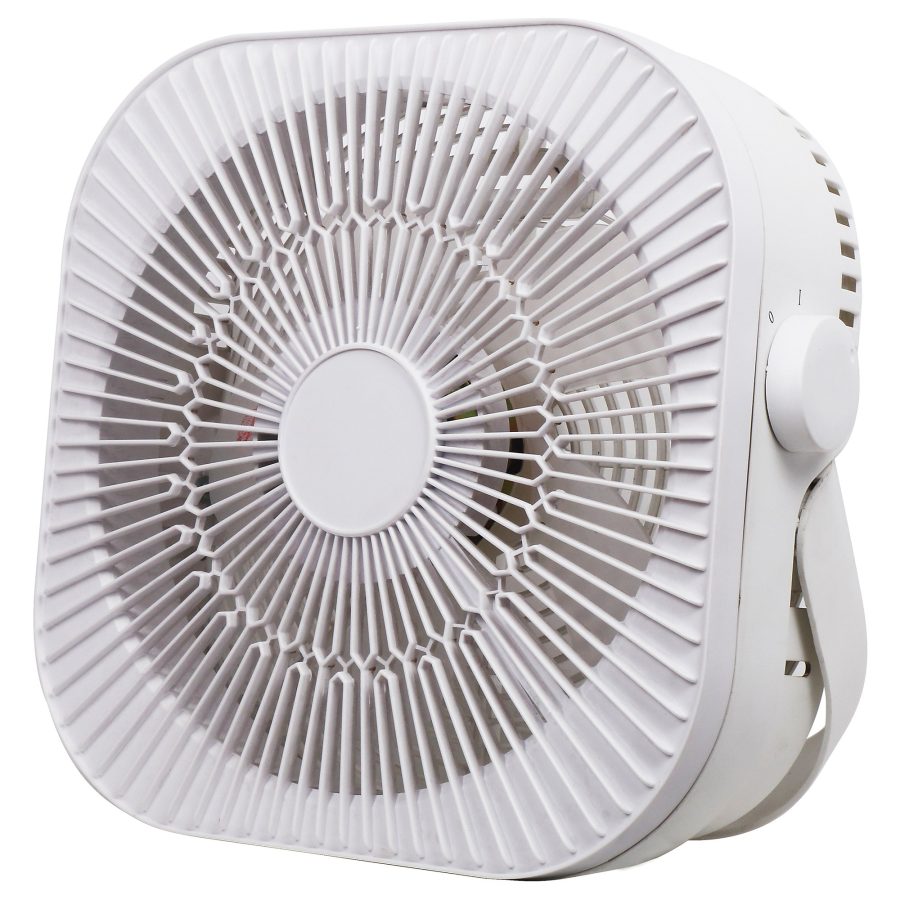 OPTIMUS F-1023 3-Speed 20-Watt 12-Inch Box Fan