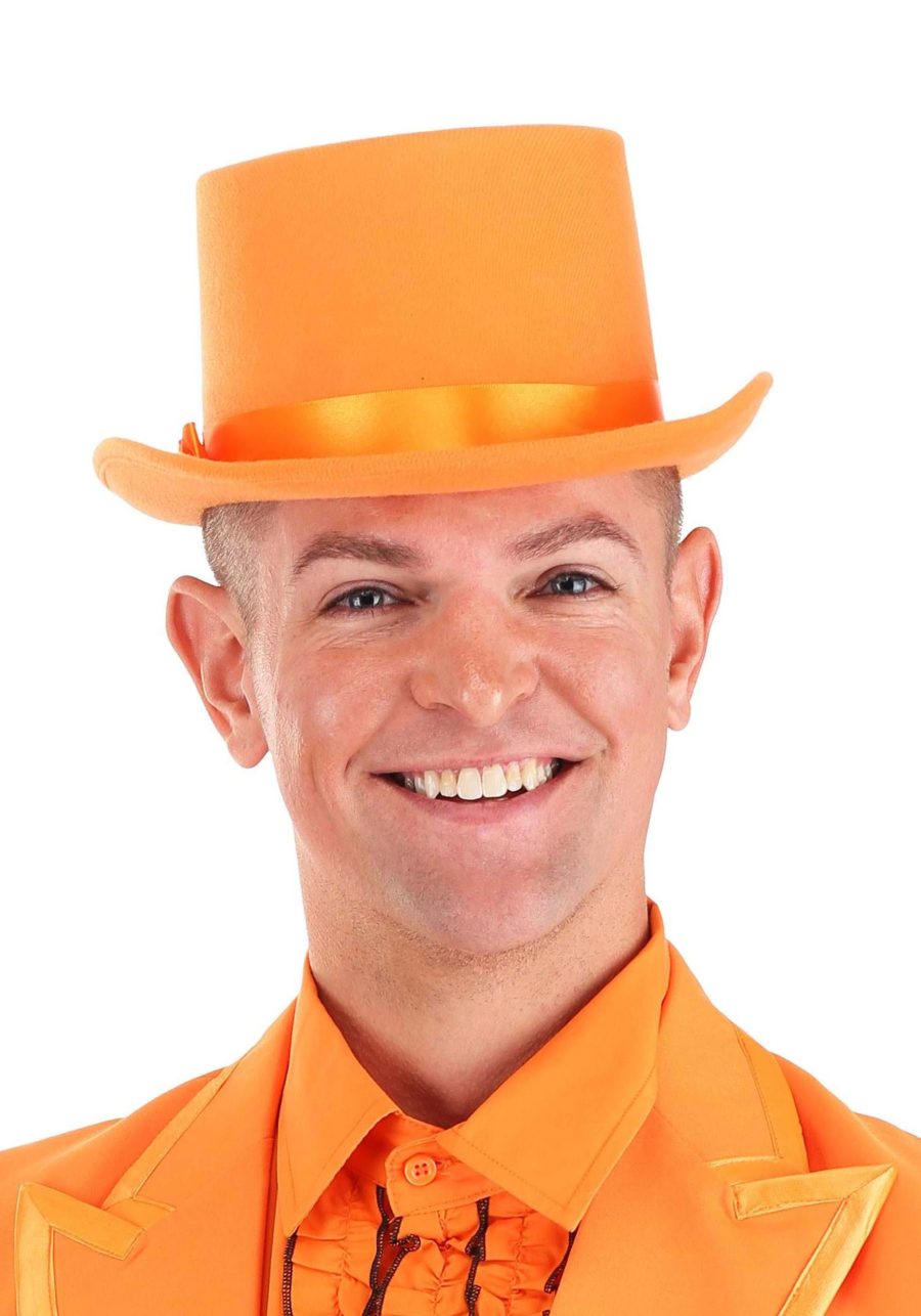 Orange Tuxedo Top Hat