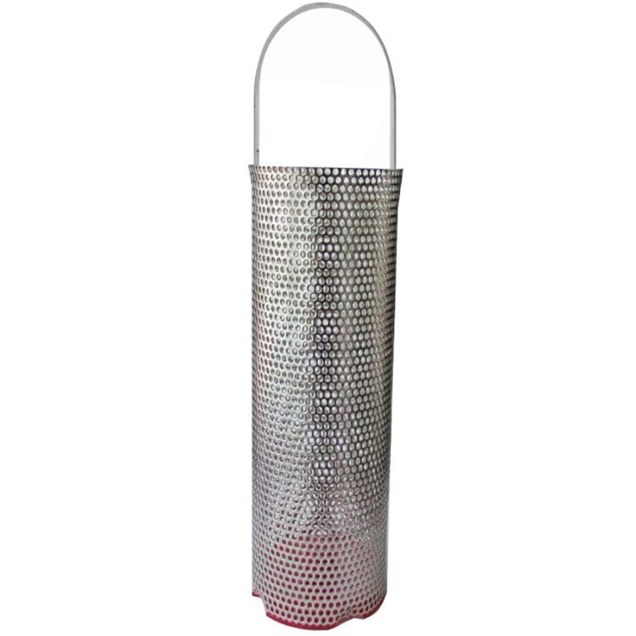 PERKO 049300899D 304 STAINLESS STEEL STRAINER BASKET ONLY SIZE 8 FOR1-1/2 INCH STRAINER