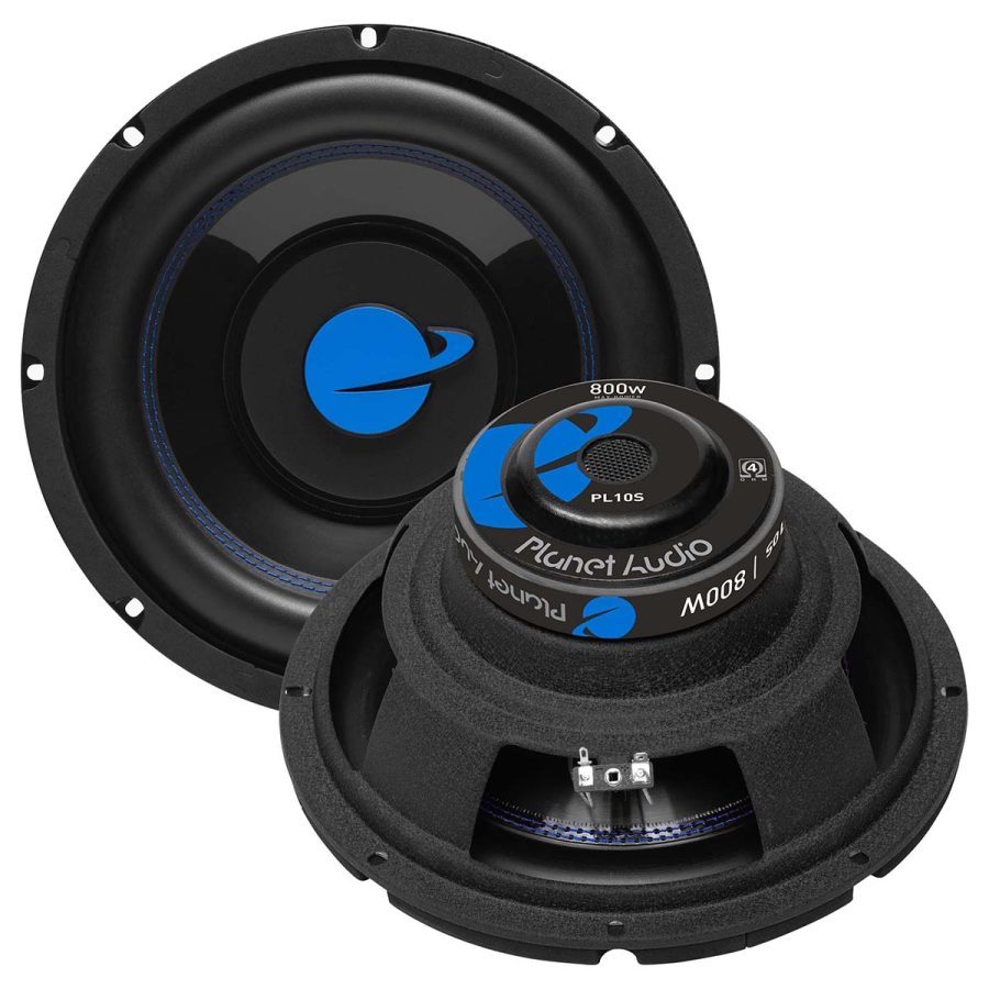 PLANET AUDIO PL10S 10 INCH Woofer 800W Max Single 4 Ohm Voice Coil