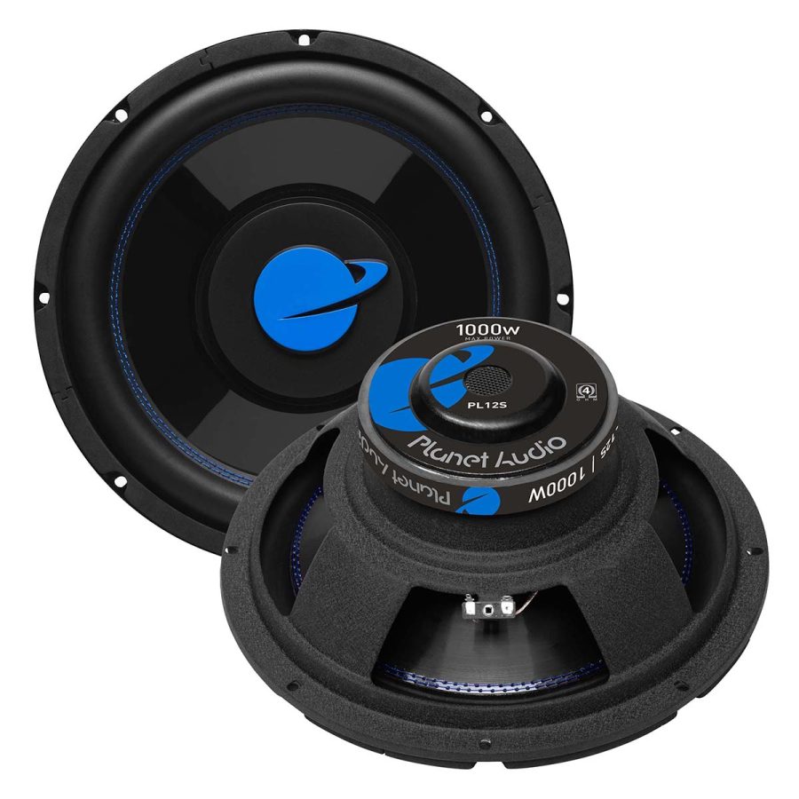 PLANET AUDIO PL12S 12 INCH Woofer 1000W Max Single 4 Ohm Voice Coil