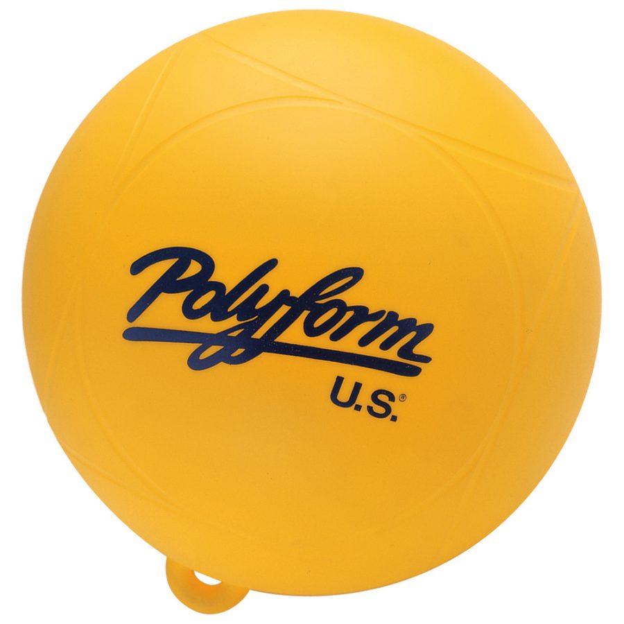 POLYFORM WS-1-YELLOW WATER SKI SLALOM BUOY - YELLOW