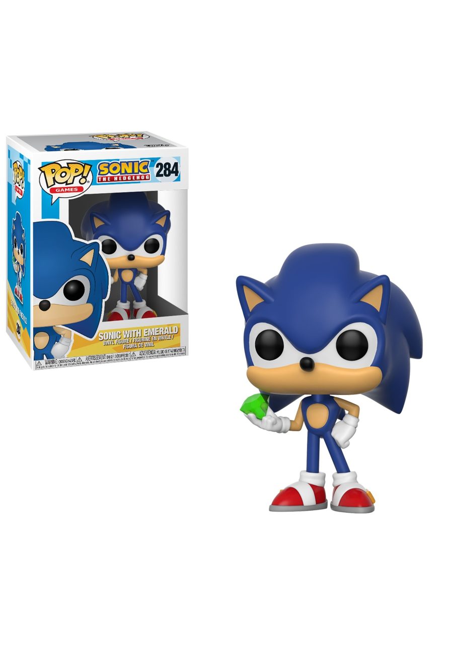 POP! Games: Sonic the Hedgehog Vinyl Figure w/ Emerald