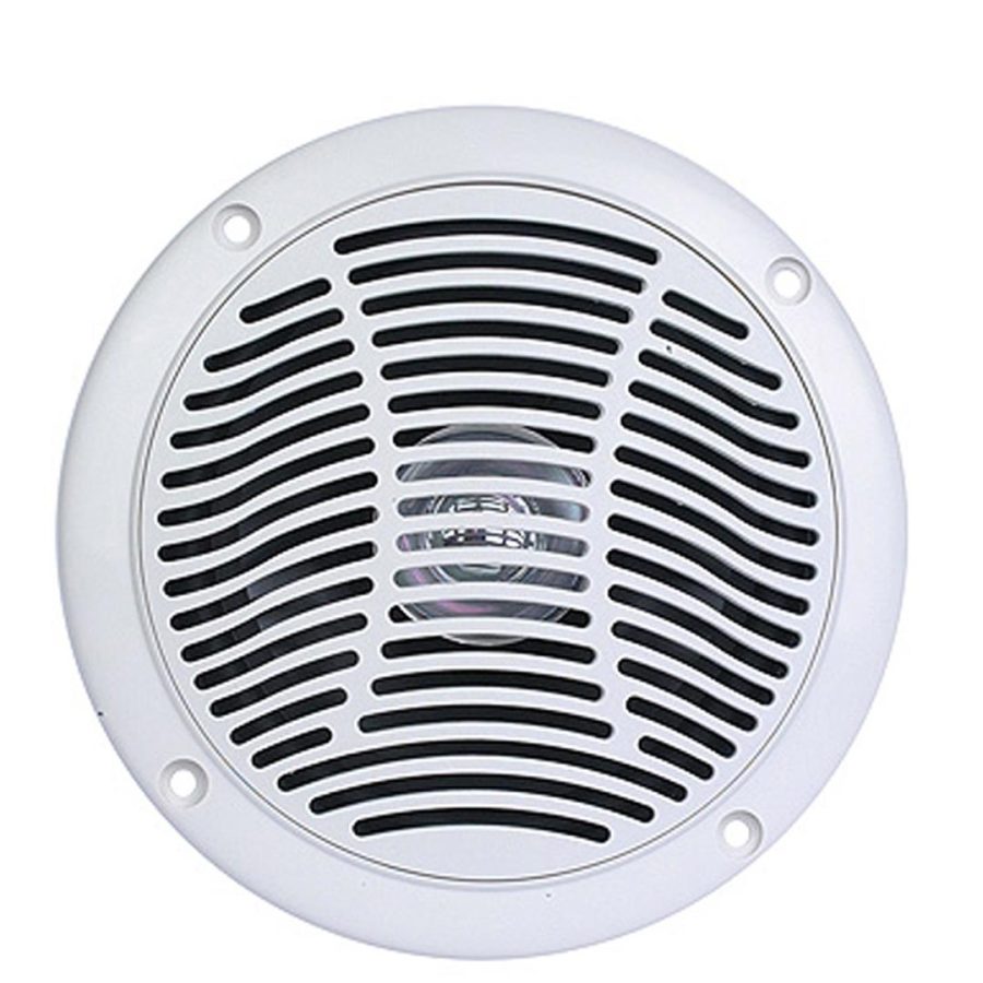 PQN RV6104W 6 ft. Dual Cone Waterproof Speaker White