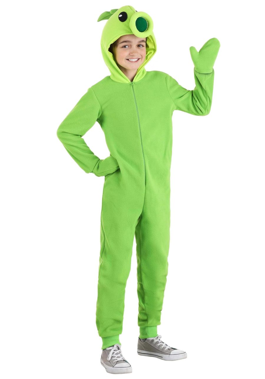 Plants vs Zombies Peashooter Kid's Onesie Costume