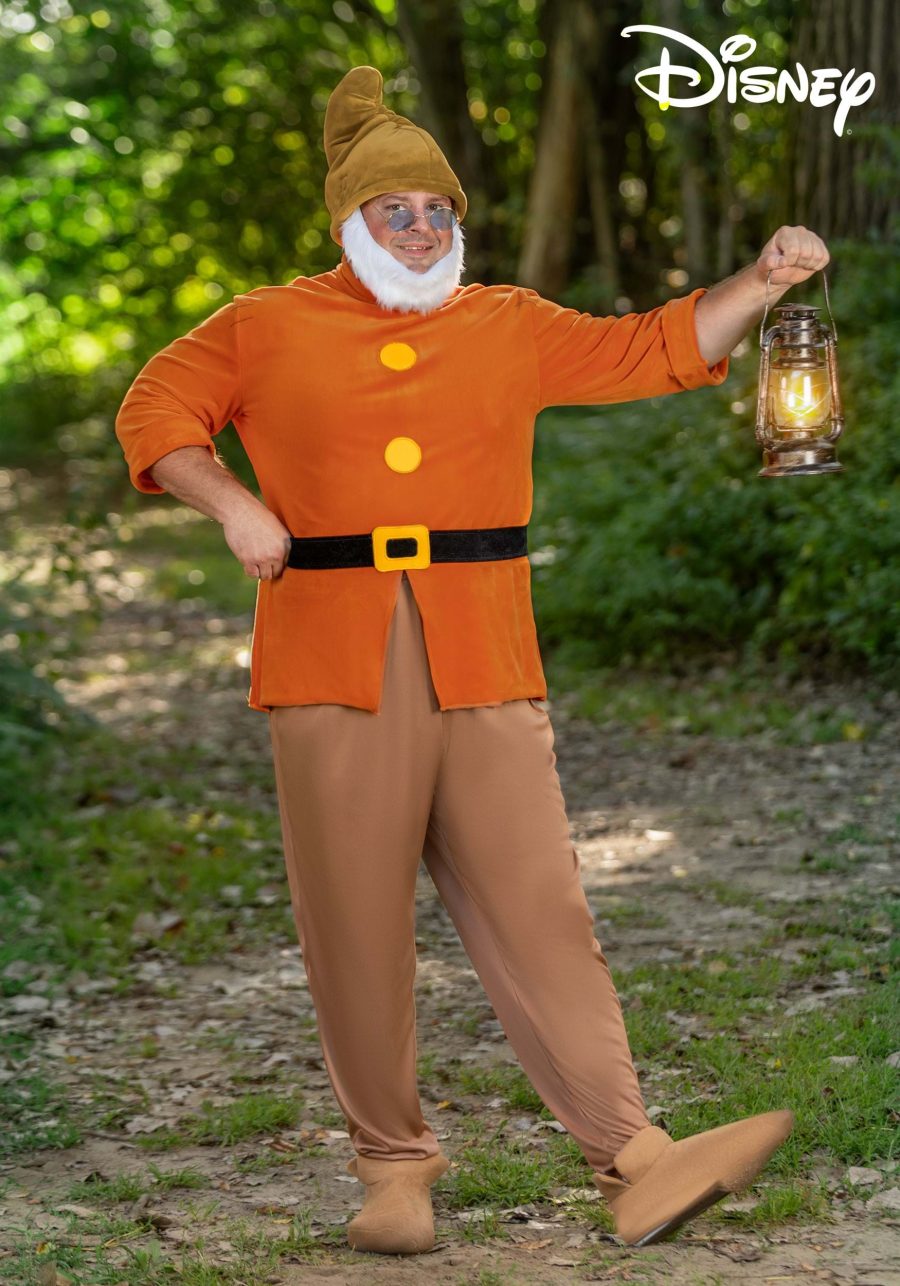 Plus Size Snow White Doc Dwarf Costume for Men