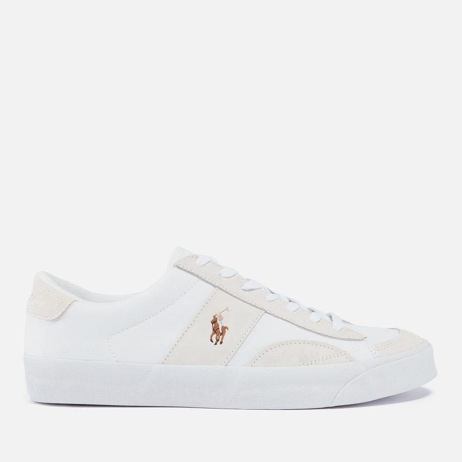 Polo Ralph Lauren Men's Sayer Canvas and Suede Trainers - UK 11