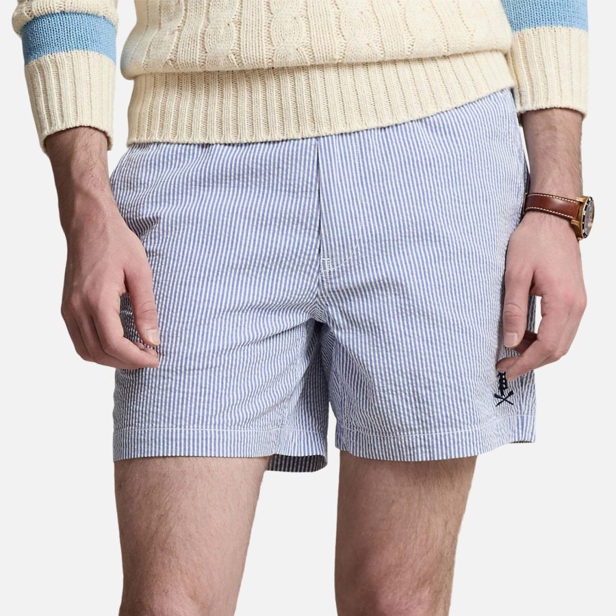 Polo Ralph Lauren Prepster Cotton-Seersucker Shorts - L