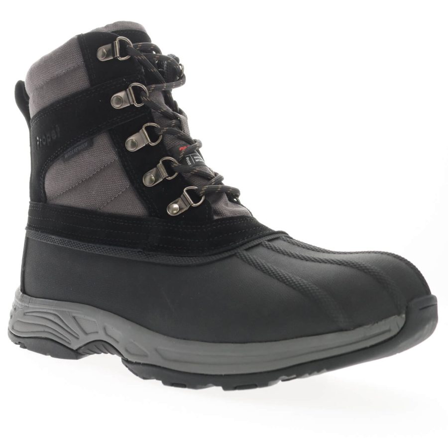 Propet Cortland MBA006C Waterproof 8" Hiking Boot - Double Depth for Orthotics - Extra Wide