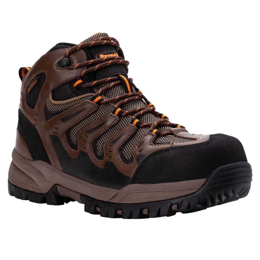 Propet Sentry MBU032M Men's 4" Composite Toe Waterproof Work Boot - Extra Depth - Extra Wide