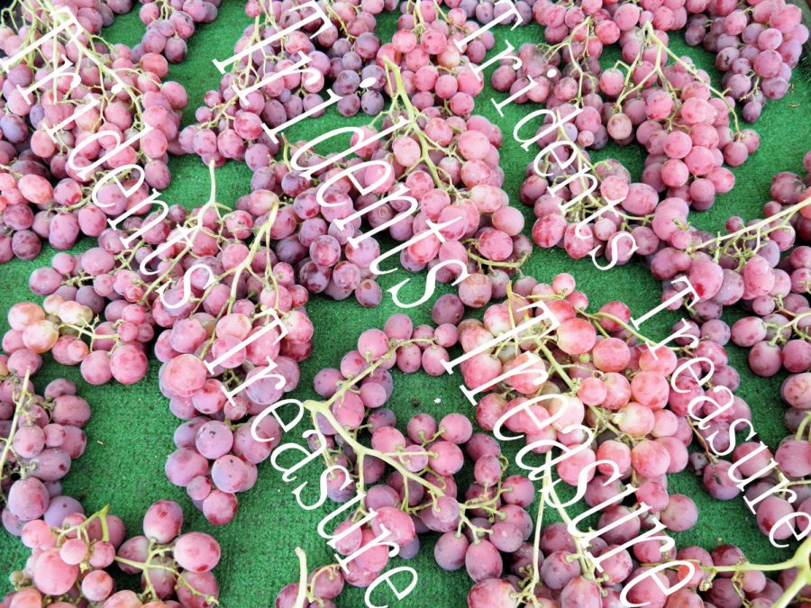 Purple Grapes Wall Art - Warholesque Wall Art - Digital Food Art - Photography -