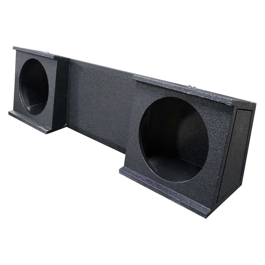 QPOWER QBTITAN12 QBOMB Nissan Titan King Cab/Crew Cab 07-23 Dual 12 INCH Empty Woofer Enclosure