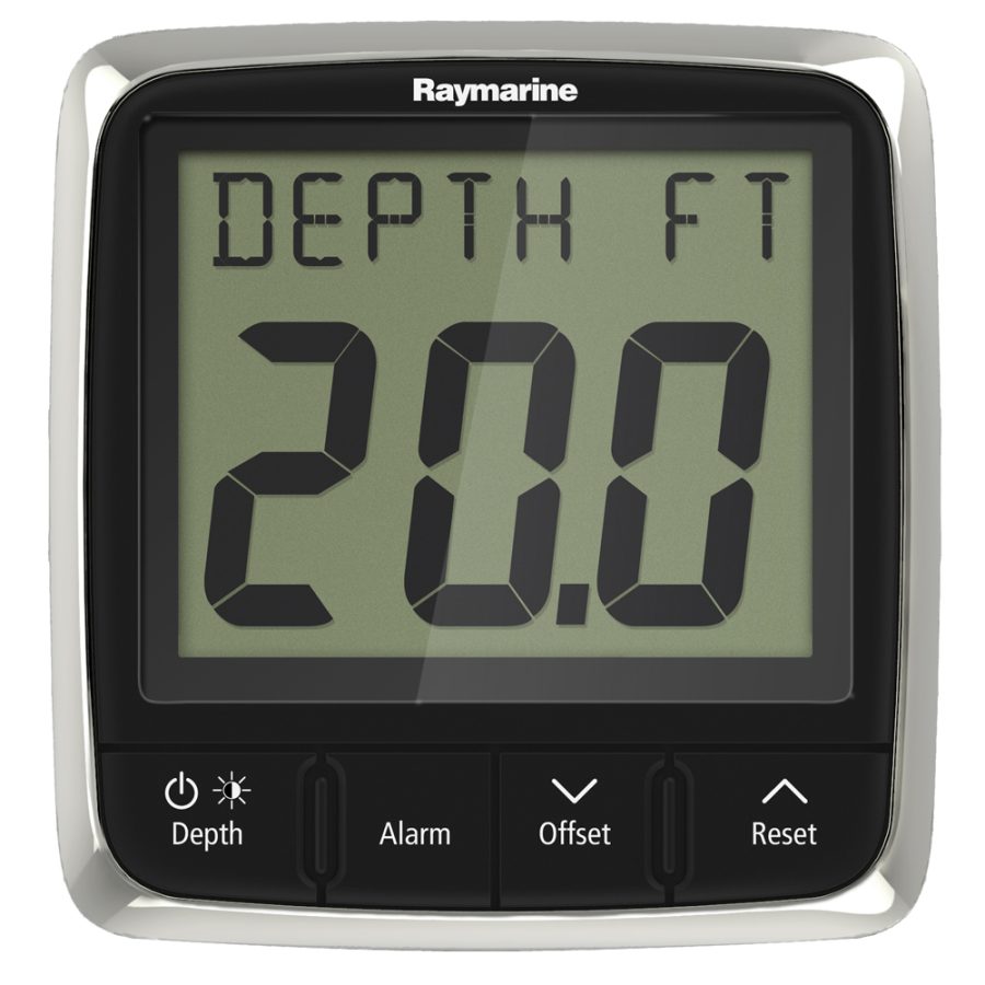 RAYMARINE E70148 I50 DEPTH DISPLAY SYSTEM WITH THRU-HULL TRANSDUCER