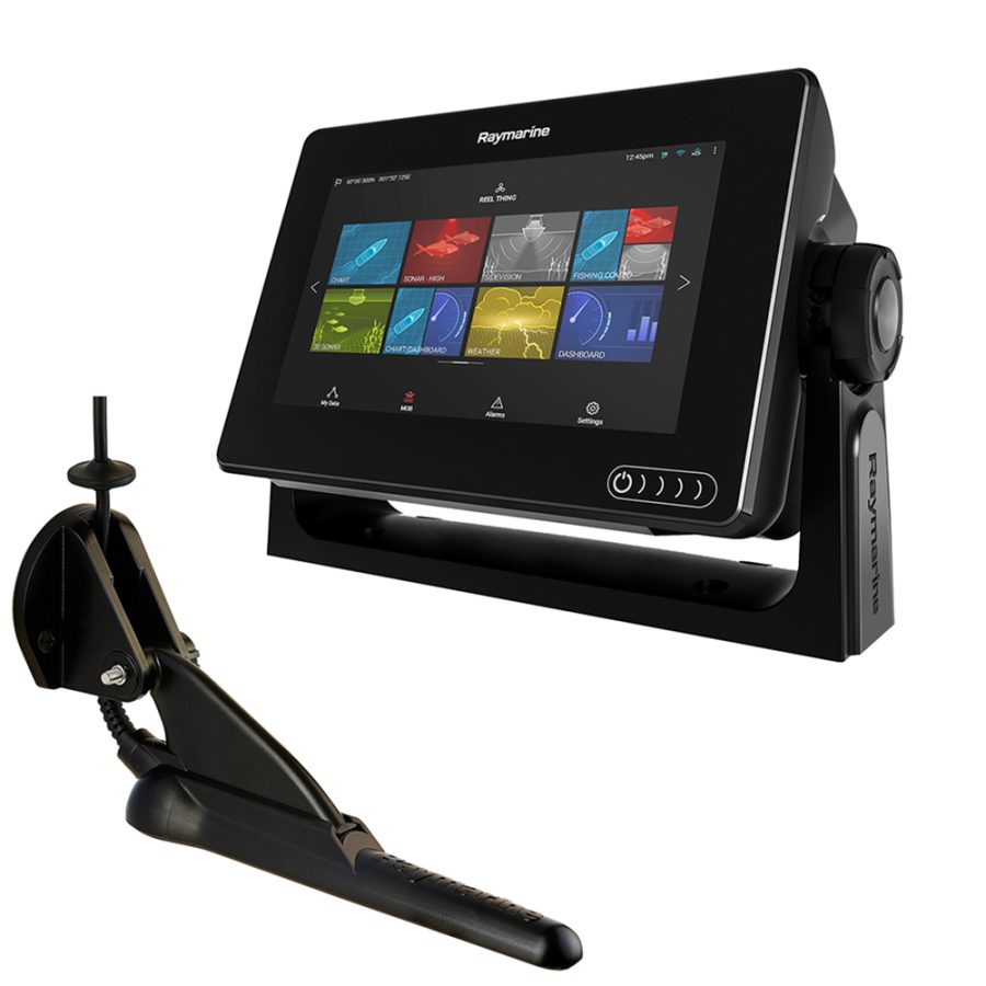 RAYMARINE E70364-02 AXIOM 7 DV - 7 INCH DV COMBO W/CPT-100DVS TRANSDUCER