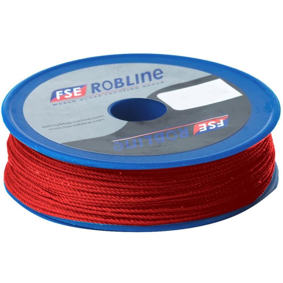 ROBLINE TYN-08RSP WAXED TACKLE YARN - 0.8MM X 40M - RED