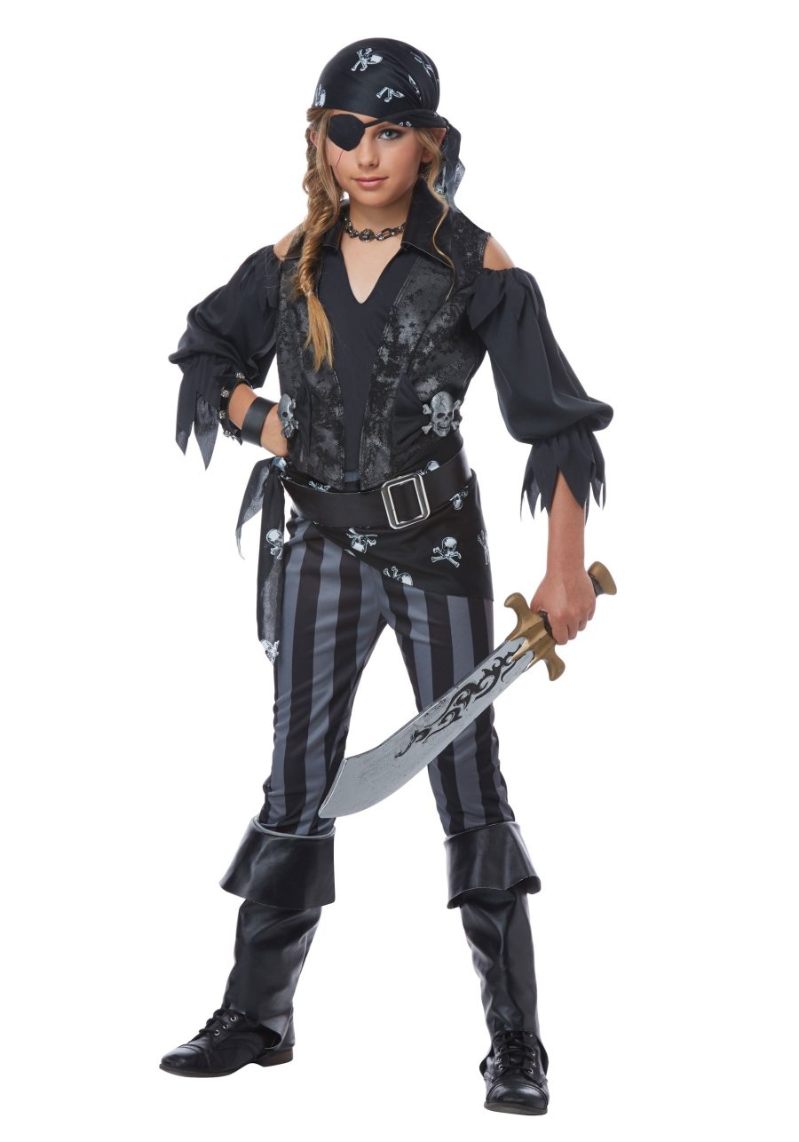 Rebel Pirate Girls Costume