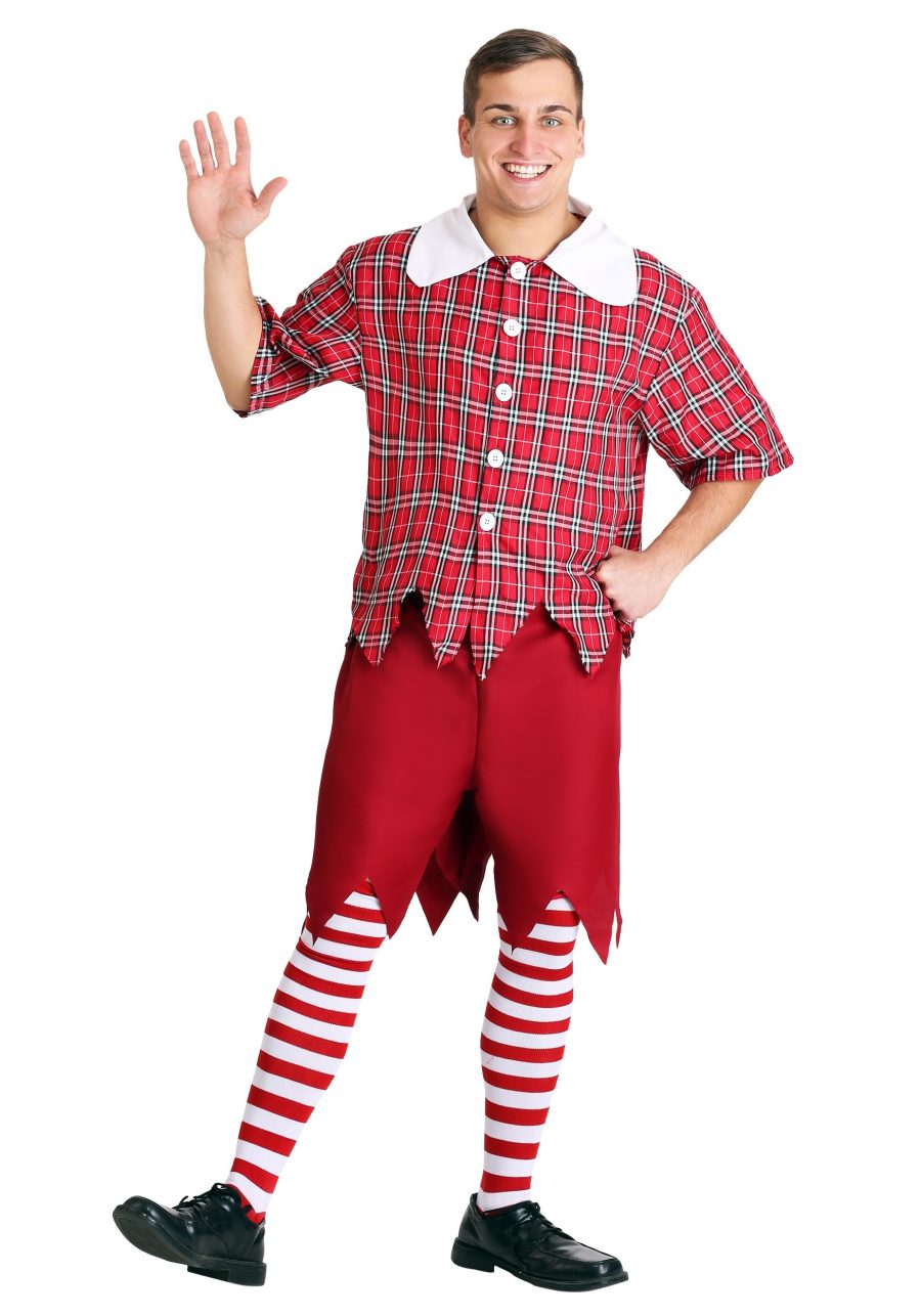 Red Munchkin Costume for Adults