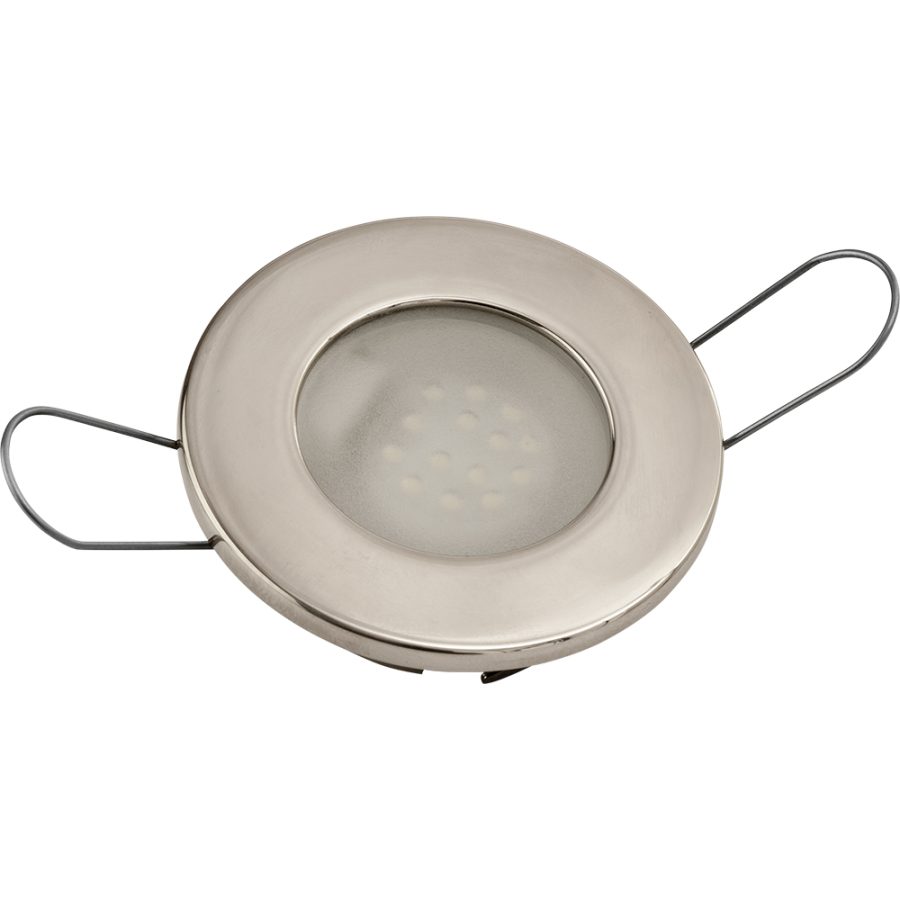 SEA-DOG 404232-3 LED OVERHEAD LIGHT - BRUSHED FINISH - 60 LUMENS - FROSTED LENS - STAMPED 304 STAINLESS STEEL