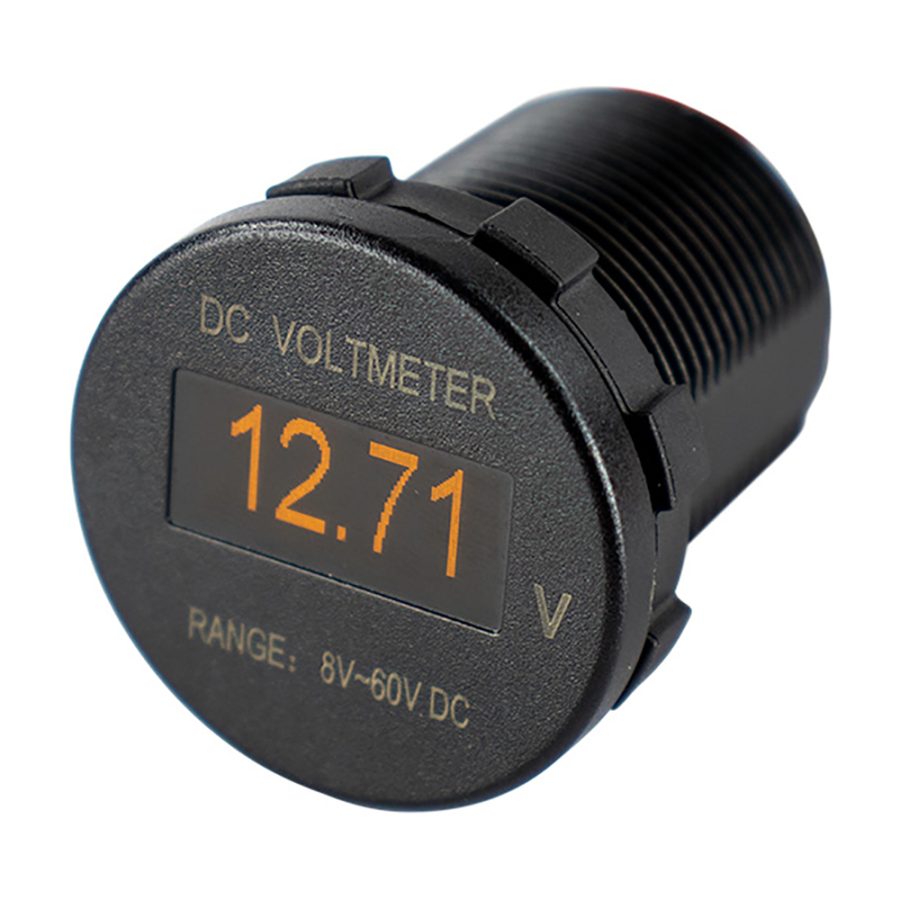 SEA-DOG 421600-1 OLED VOLTMETER - ROUND