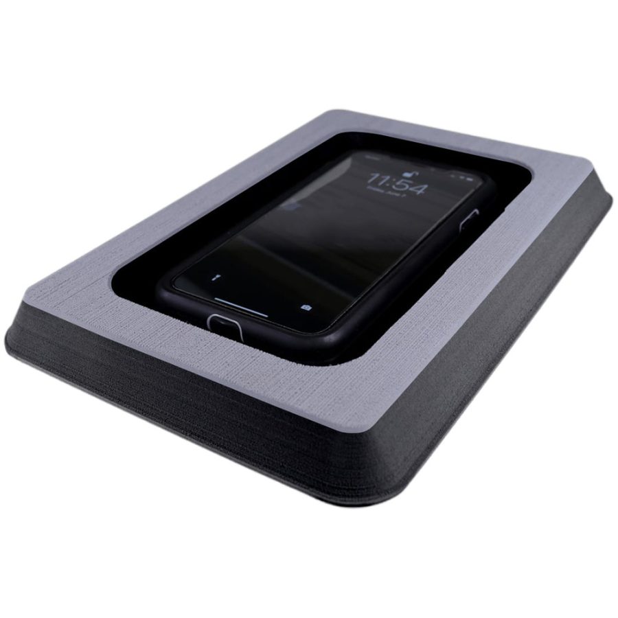 SEADEK 53617-80324 Single Cell Phone Dash Pocket - Strom Grey/Black