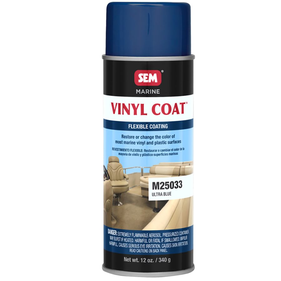 SEM M25033 VINYL COAT- ULTRA BLUE - 12OZ