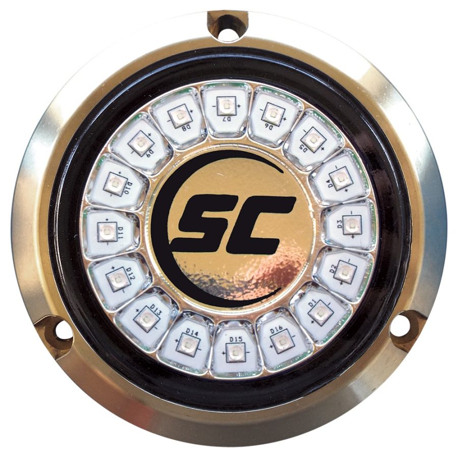 SHADOW-CASTER SCR-16-GW-BZ-10 SCR16 Underwater LED Light Great White